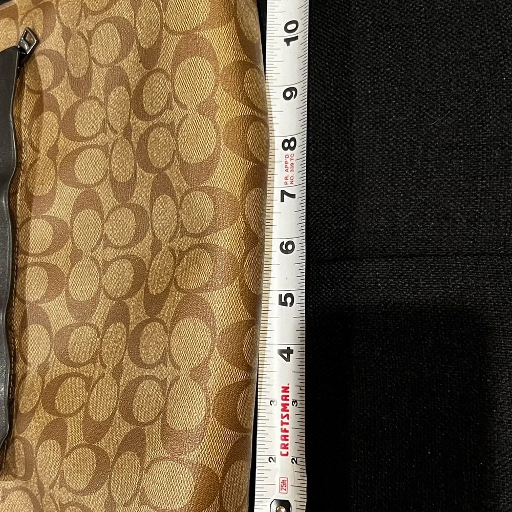 Coach Brown Signature Wristlet - Picture 6 of 8